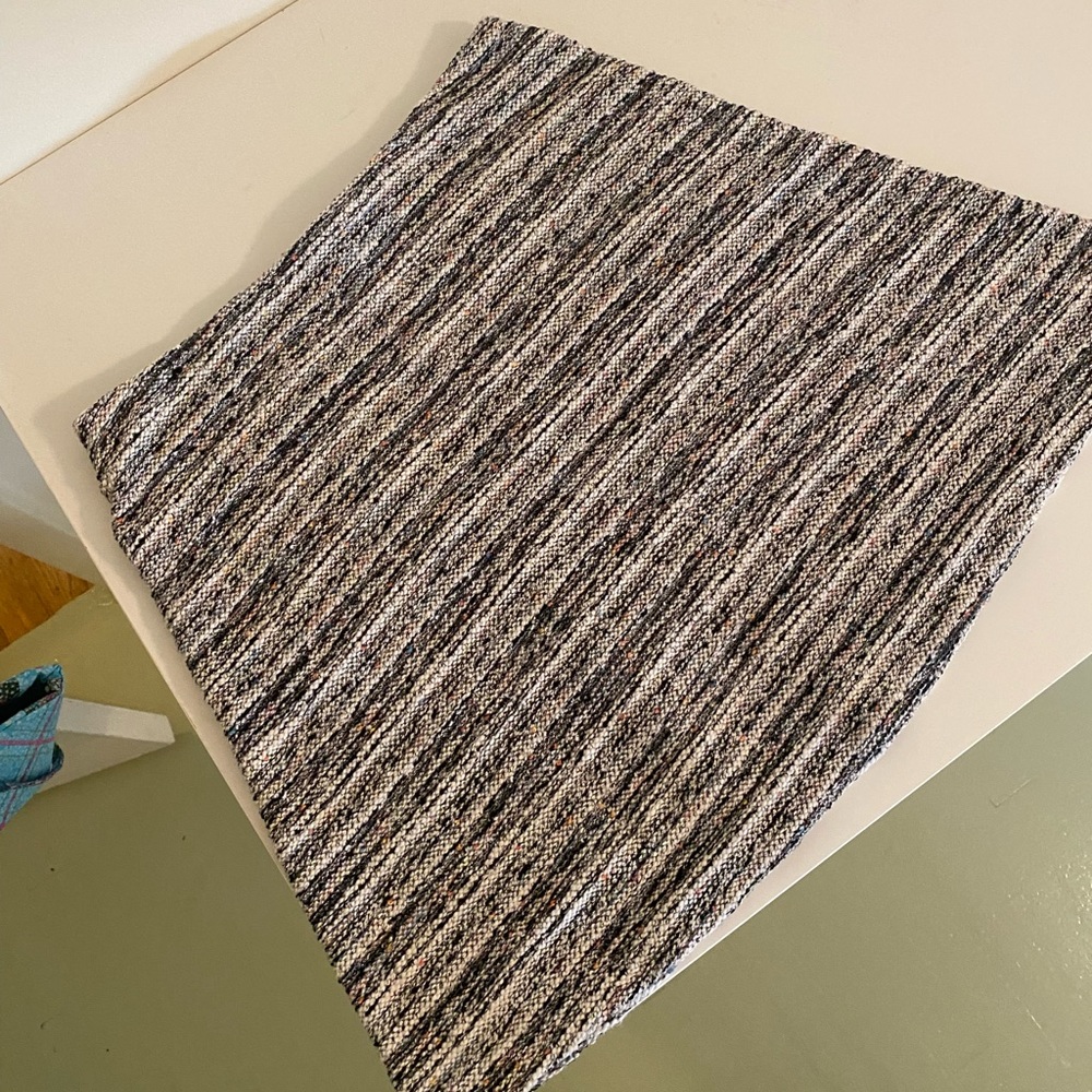 Tweed Mini Skirt From Loft With Front Pockets